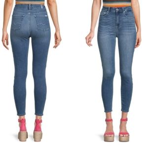 7 For All Man Kind Aubrey Skinny Ankle Jeans Size 26